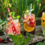 Ice refreshing summer drink